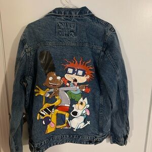 Nickelodeon Rug Rats Members Only Jean jacket, size Large